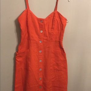 Cynthia Rowley 100% Linen Sundress sz 6-Like New!